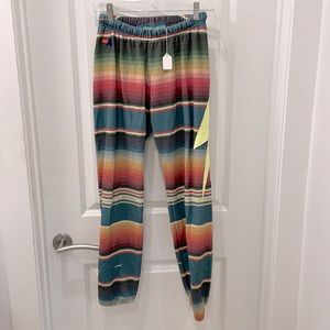 RARE NWT Aviator Nation WOMEN'S tulum bolt sweatpants- S